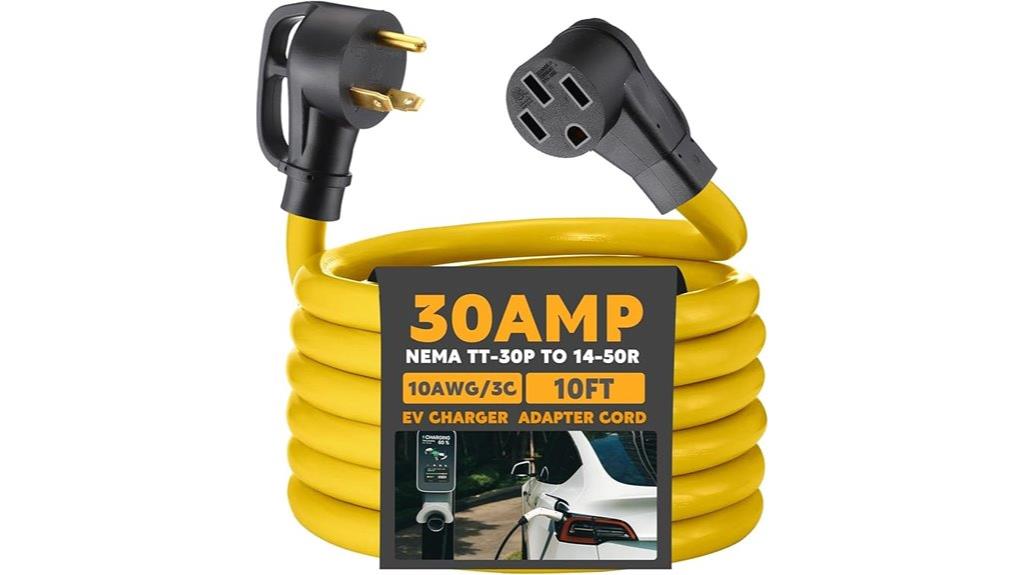 10 foot ev charging cord
