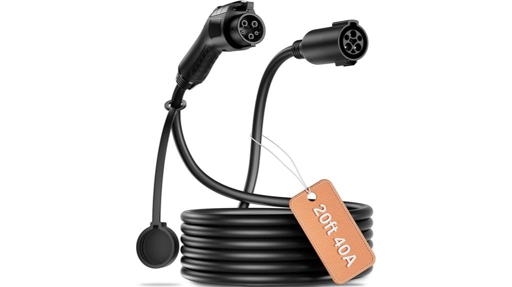 20ft 40a ev extension