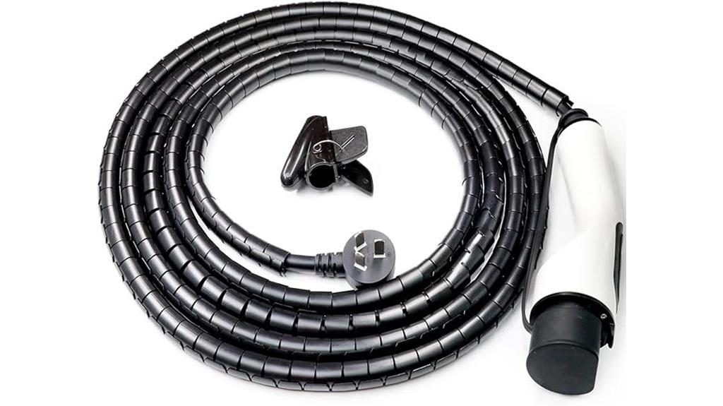 26ft ev charging cable sleeve
