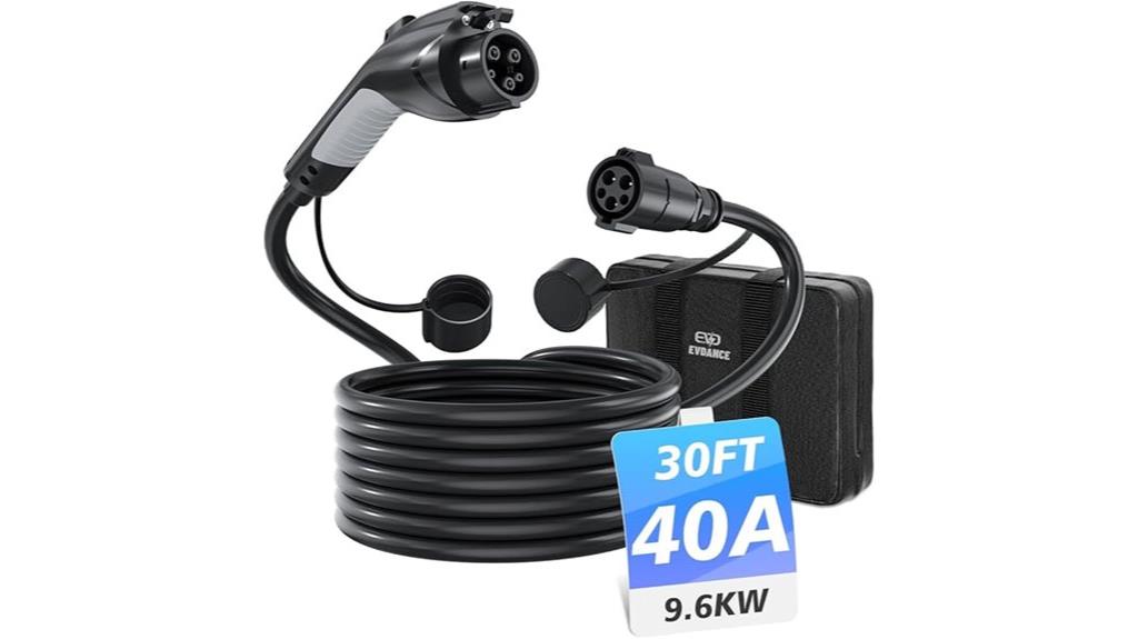 40ft j1772 extension cable