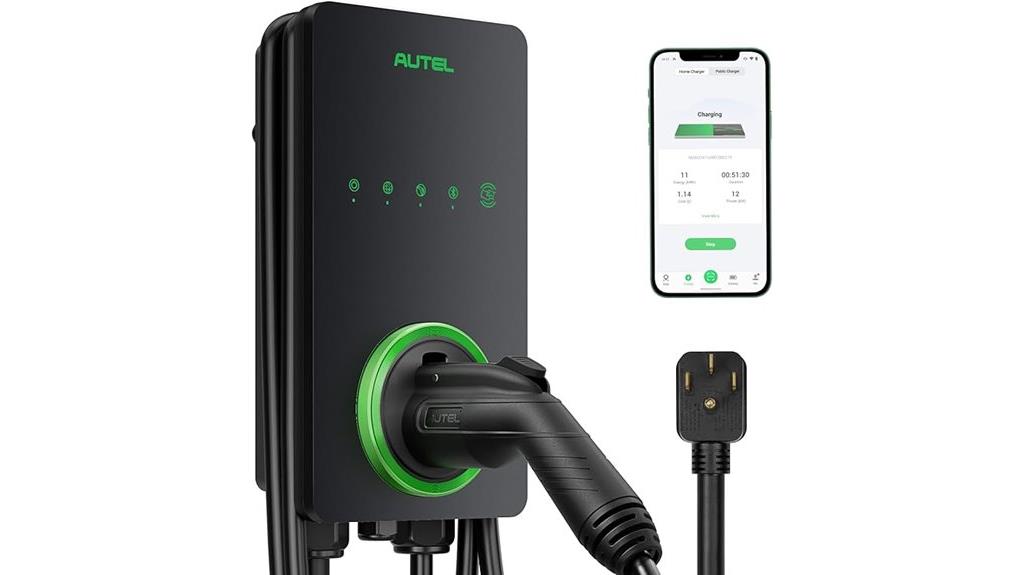 autel dark gray ev charger