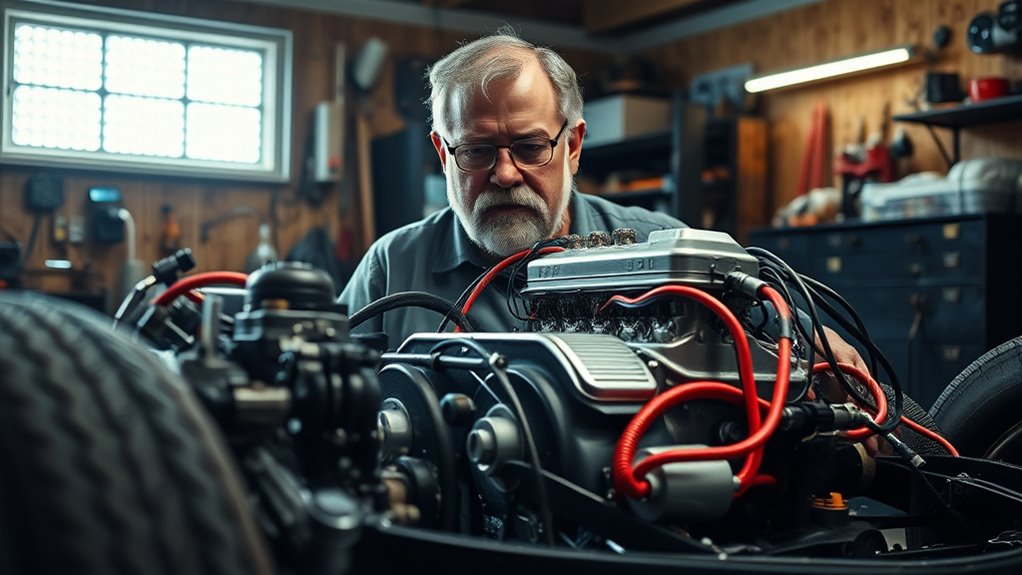 battery placement and motor selection