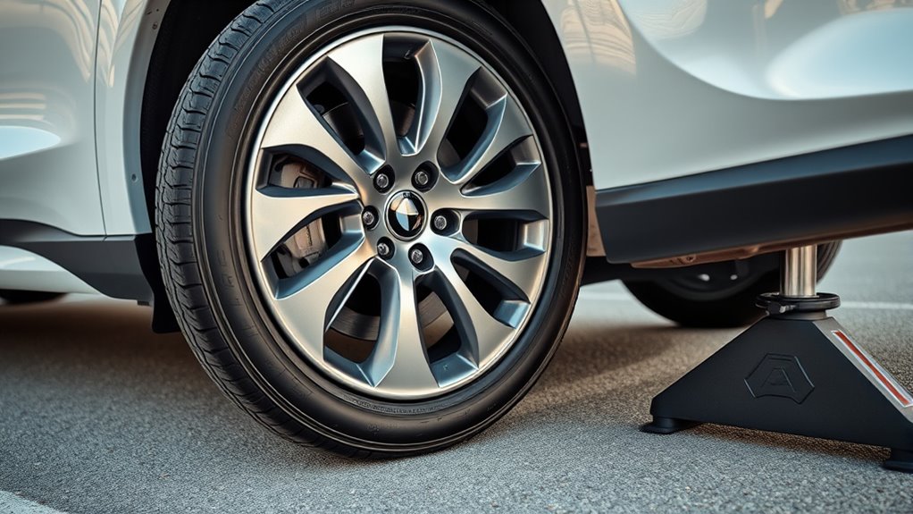 change ev flat tire safely