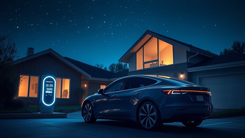 charge evs at night