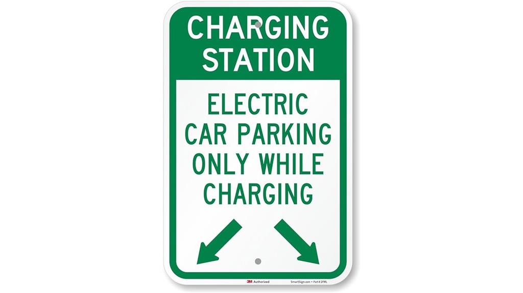 charging station sign