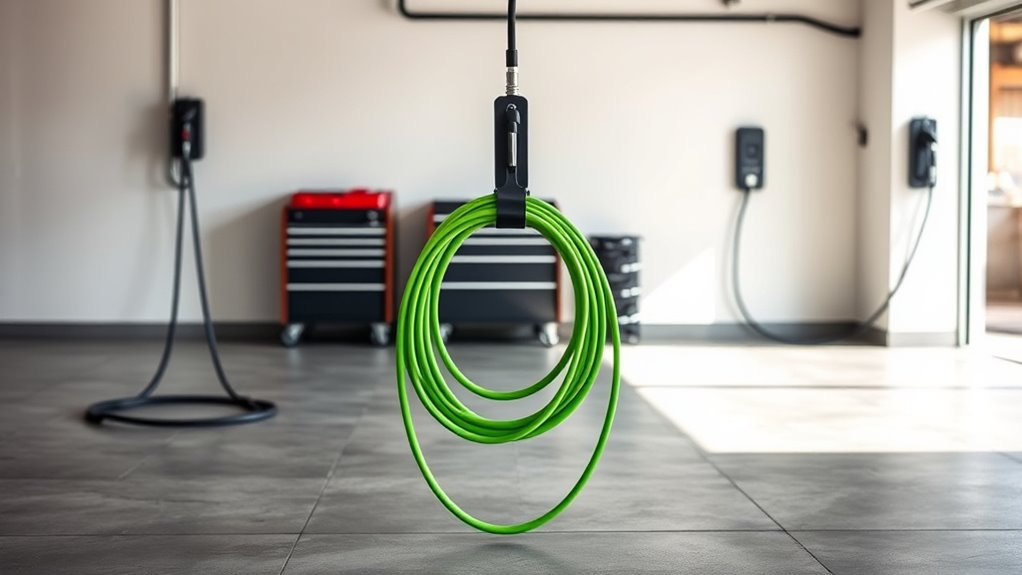 designate neat cable storage