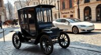 electric cars historical evolution