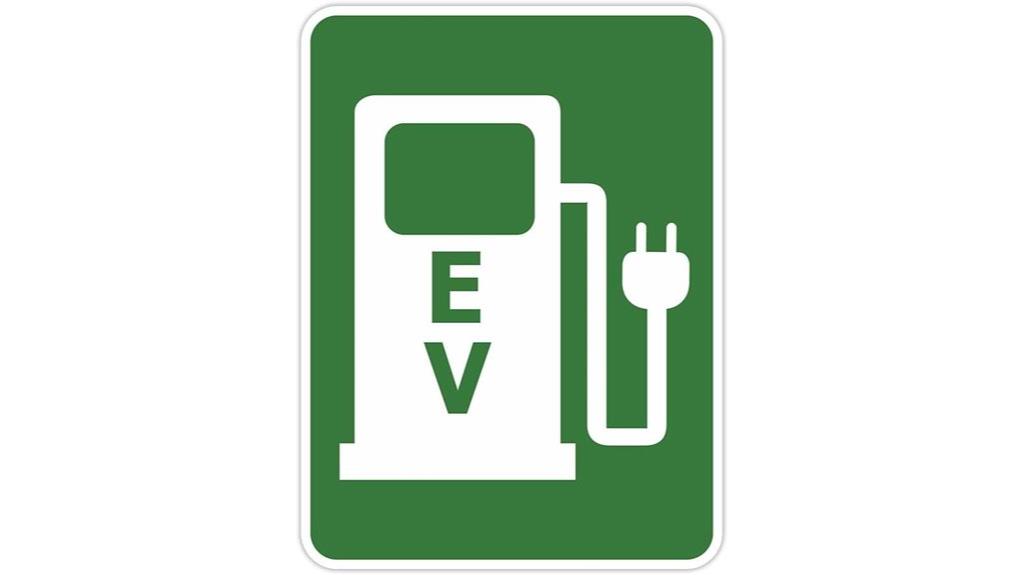 electric vehicle charging sign