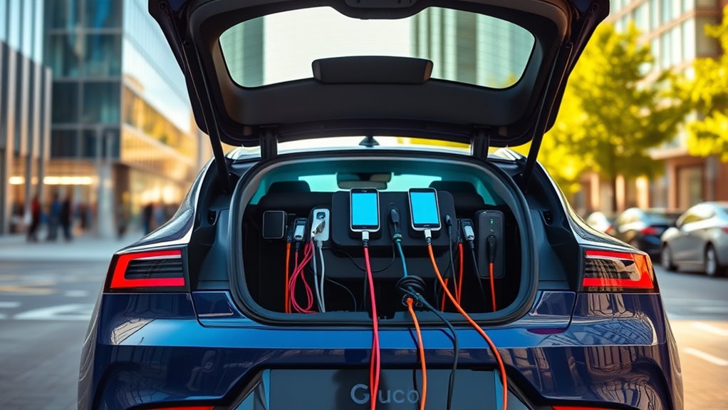 electric vehicles power external devices