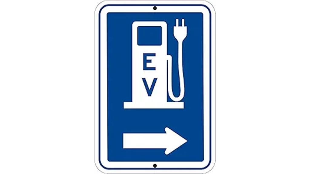 ev charging sign