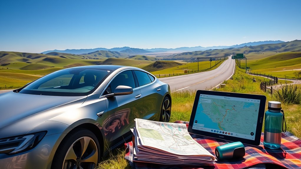 ev cross country trip planning