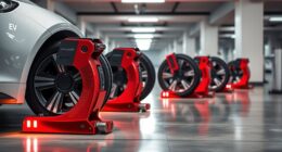 ev garage wheel lock selection