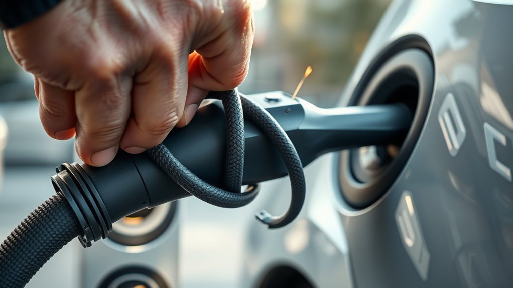 freeing a stuck charger