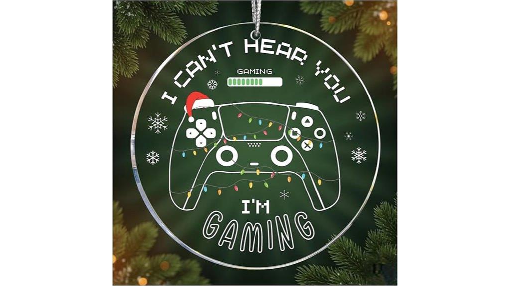 gaming controller christmas ornament