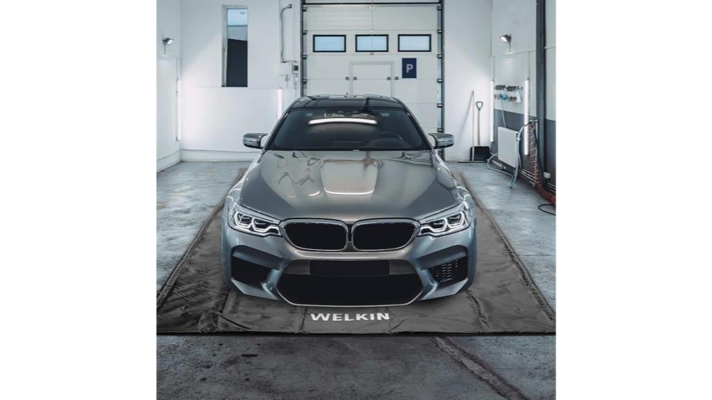 garage floor containment mat