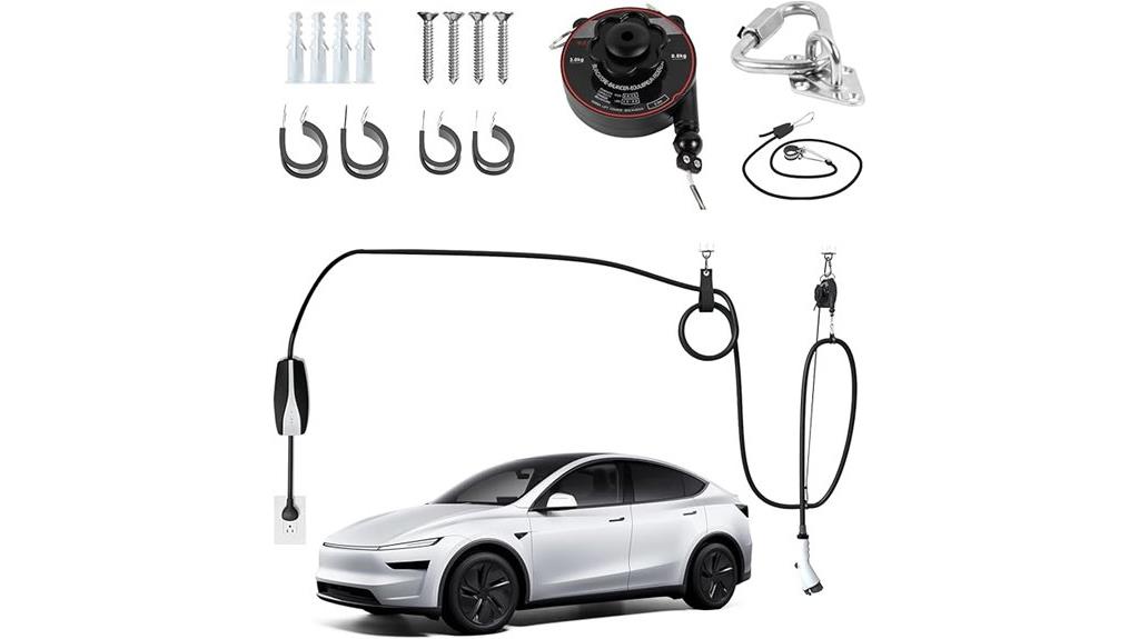 garage mounting cable organizer