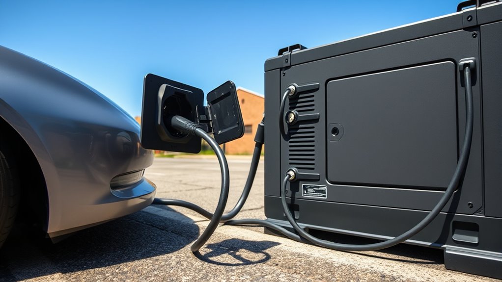 generator and ev charger compatibility