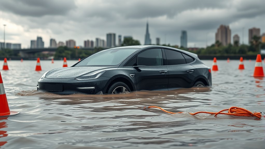handle ev flood emergency