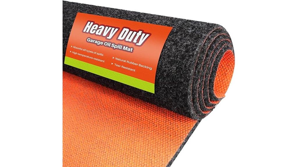 heavy duty garage oil spill mat