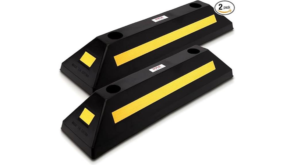 heavy duty garage wheel stops