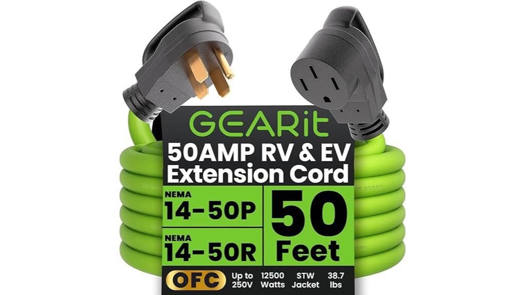 heavy duty rv extension cord