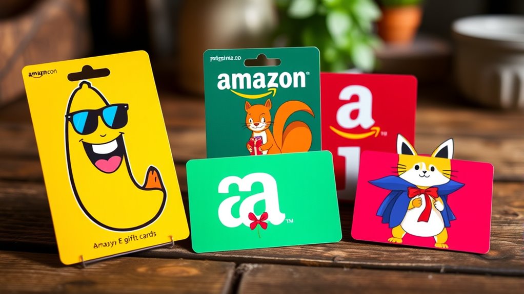 humorous amazon gift cards