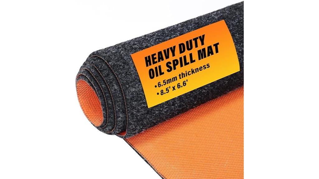 industrial garage spill mat