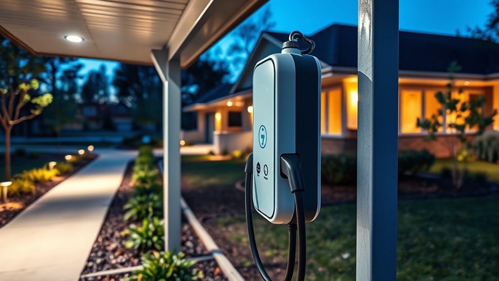 install lights for security