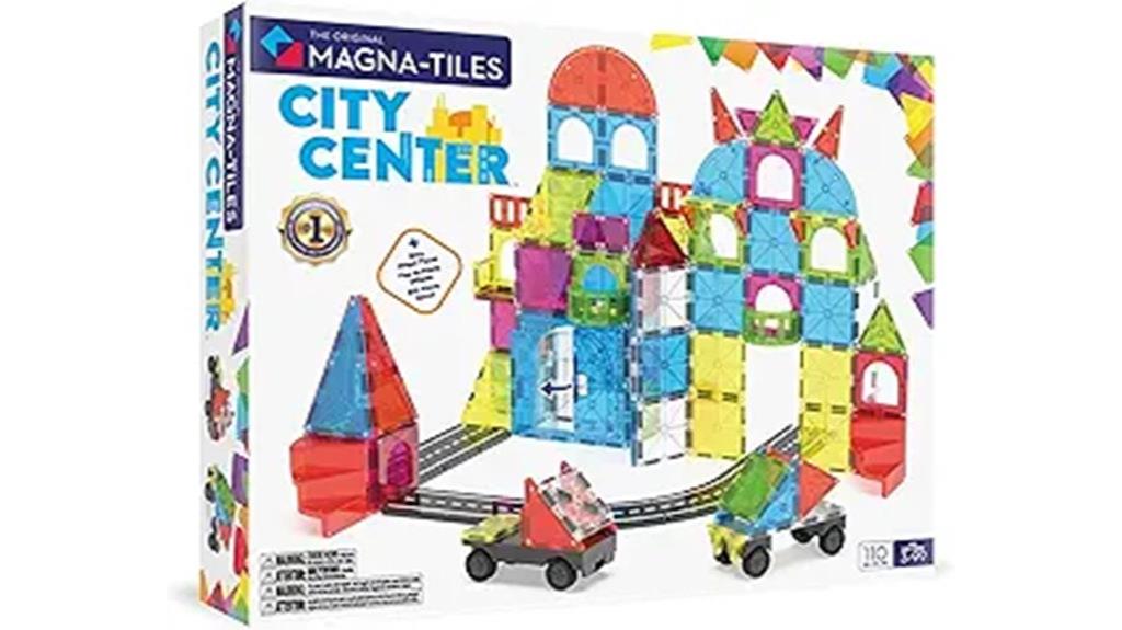 magnetic building tiles set