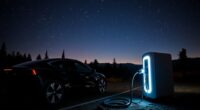 nighttime ev charging safety
