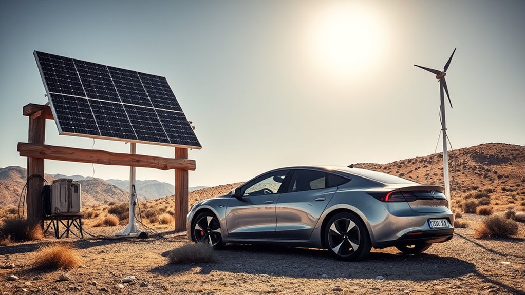 off grid solar ev charging
