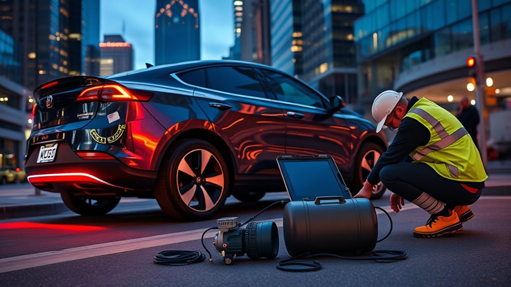 on site ev tire repair