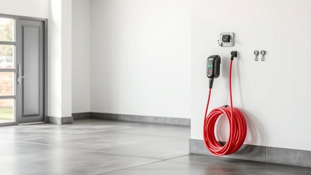 organized accessible cable storage