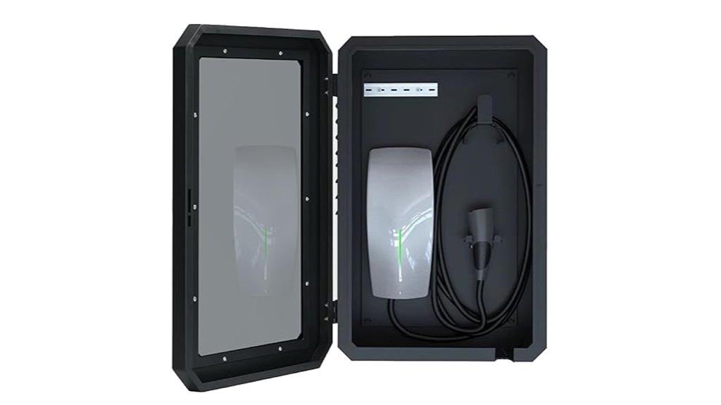 outdoor ev charger lockbox