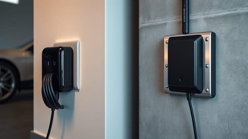 plug in vs hardwired chargers