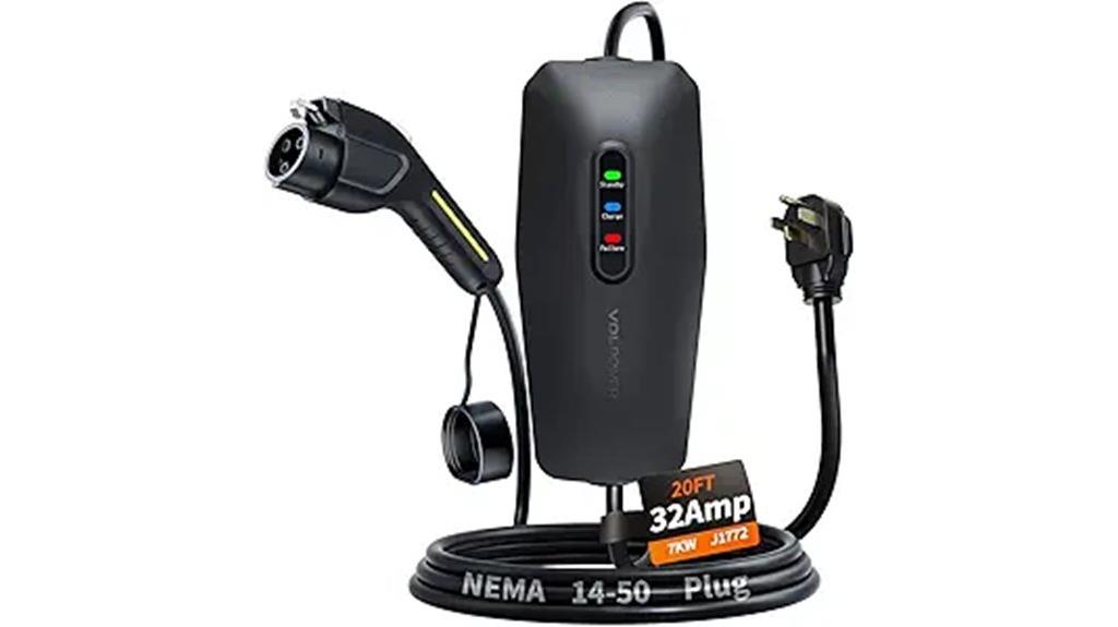 portable 32a ev charger