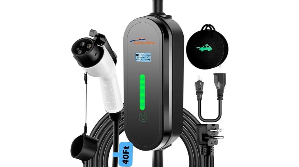 portable 40ft ev charger