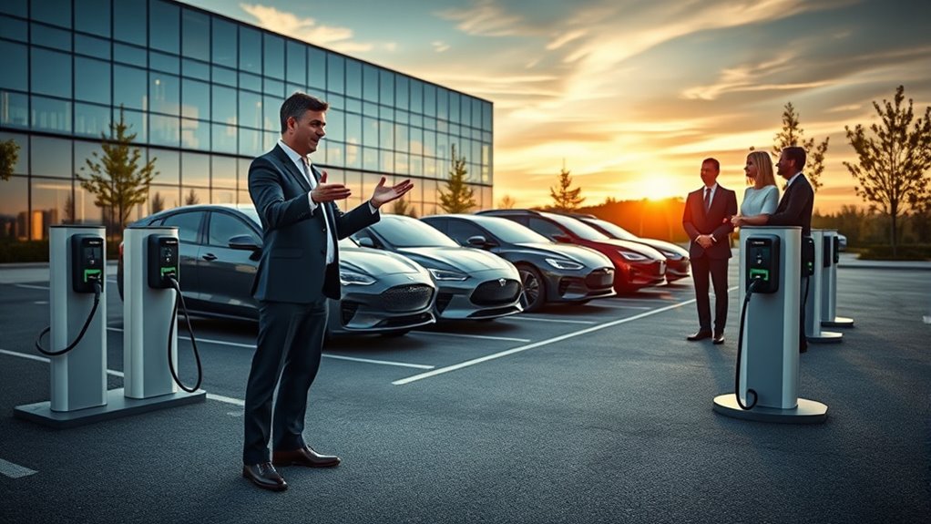 promote workplace electric vehicle chargers