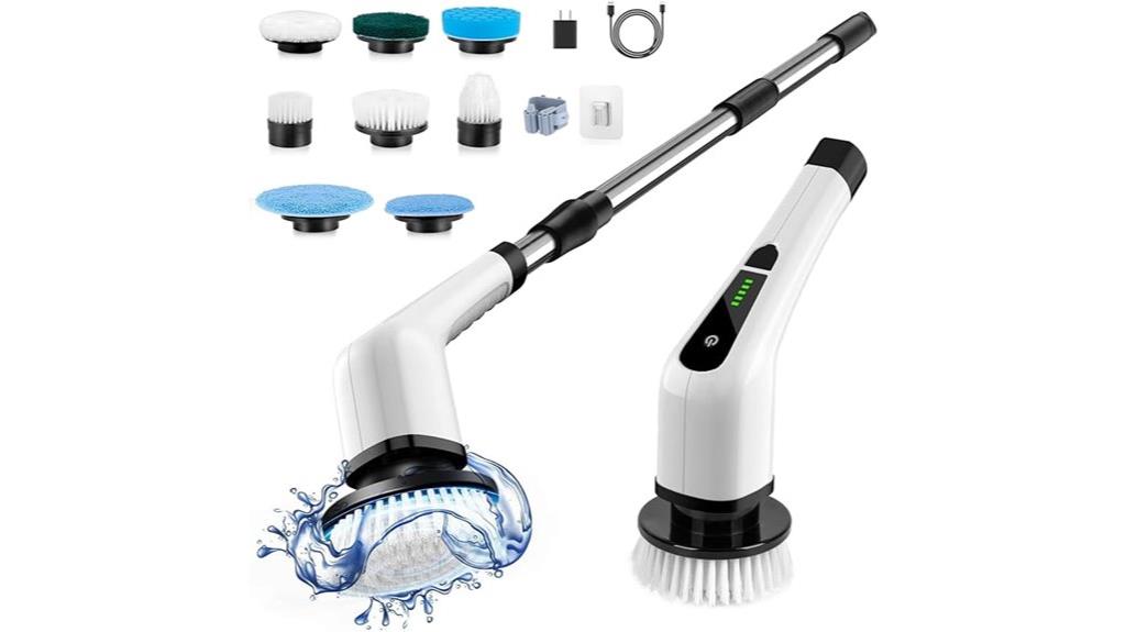 rechargeable cordless cleaning brush