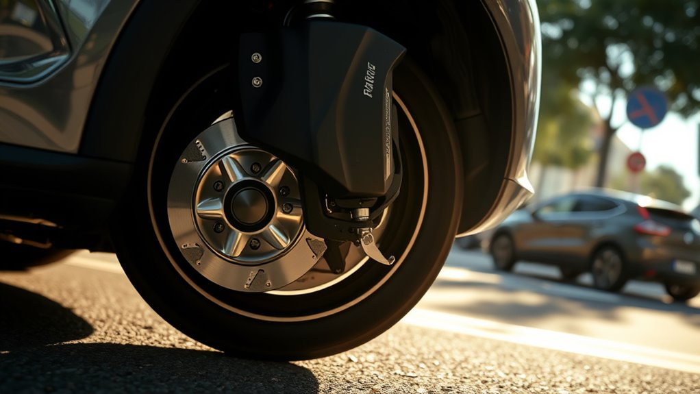 reduced brake wear and heat