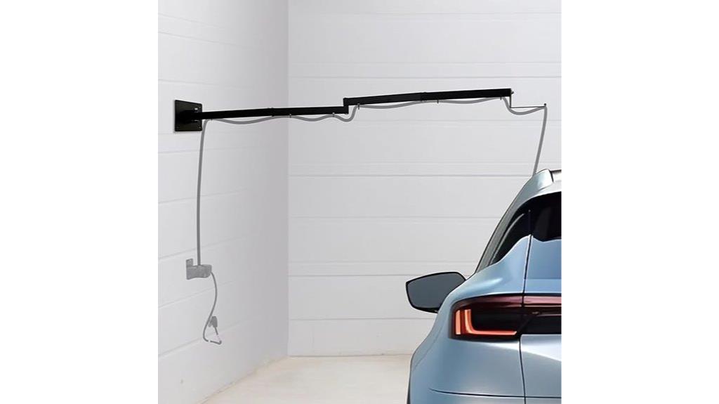 retractable electric vehicle cable