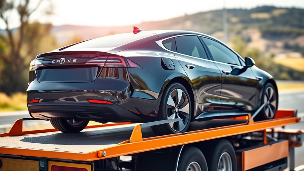 safe ev towing procedures