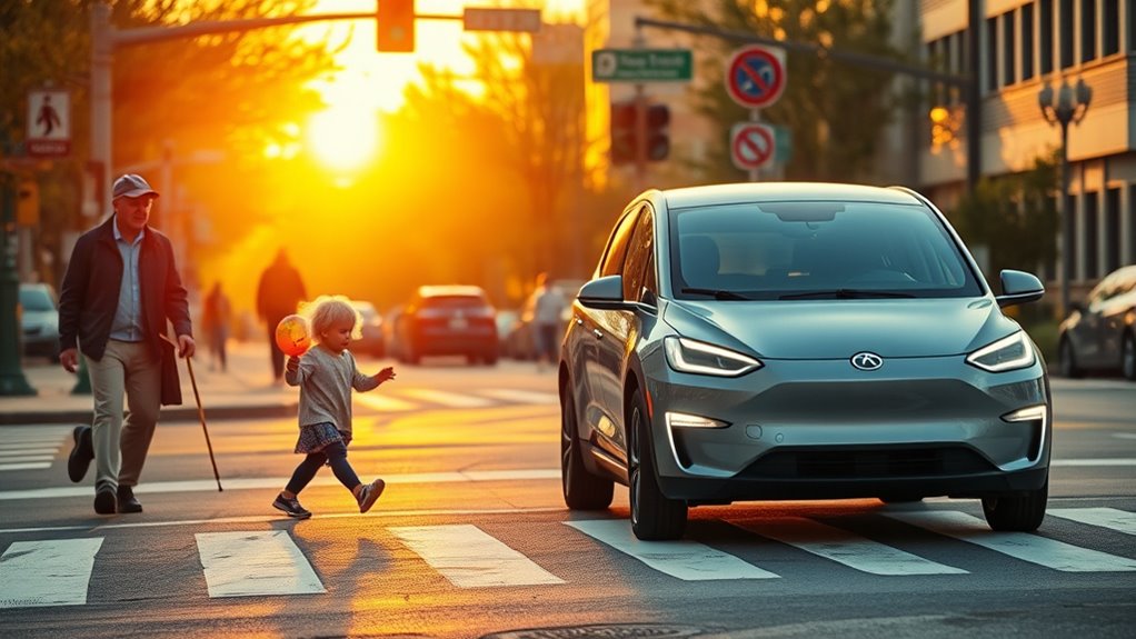 stay alert for pedestrians