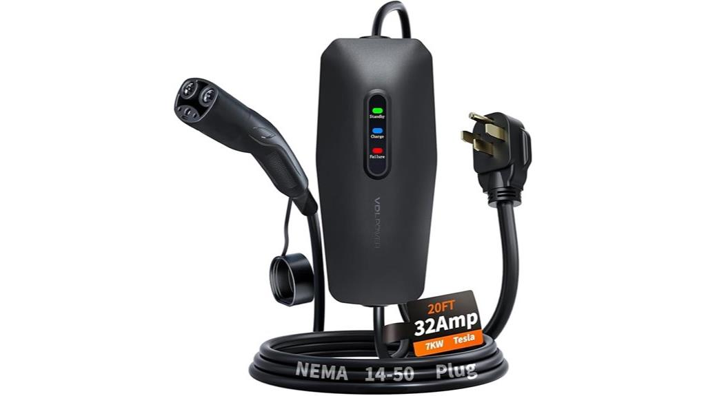 tesla 32amp portable charger