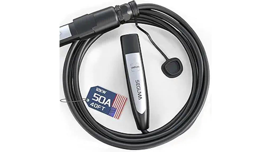 tesla 50amp 40ft cable
