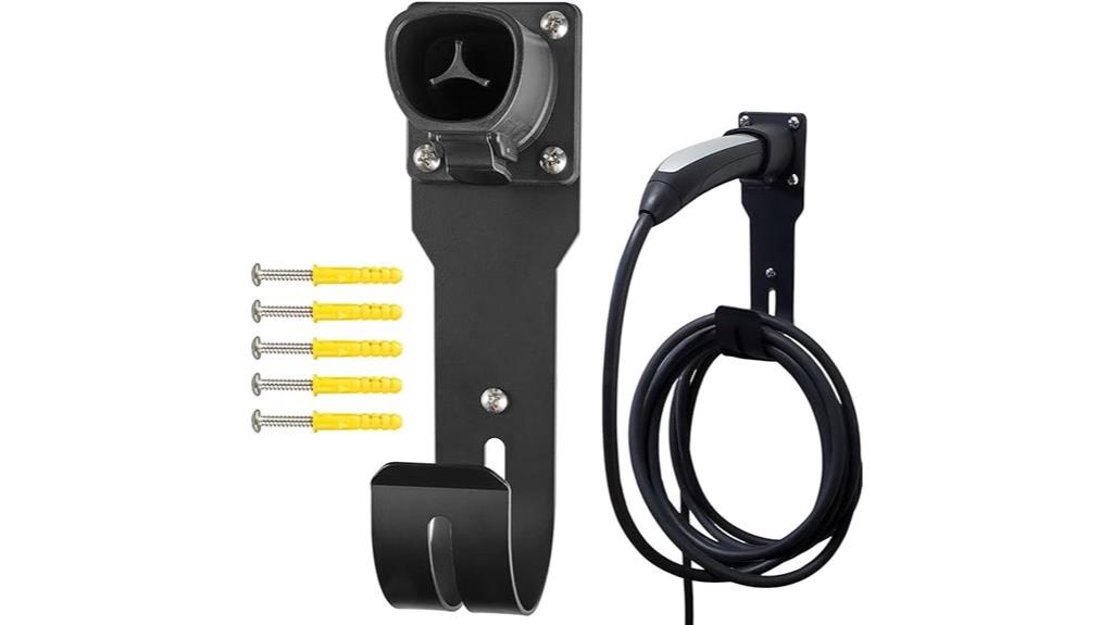 tesla charger wall mount