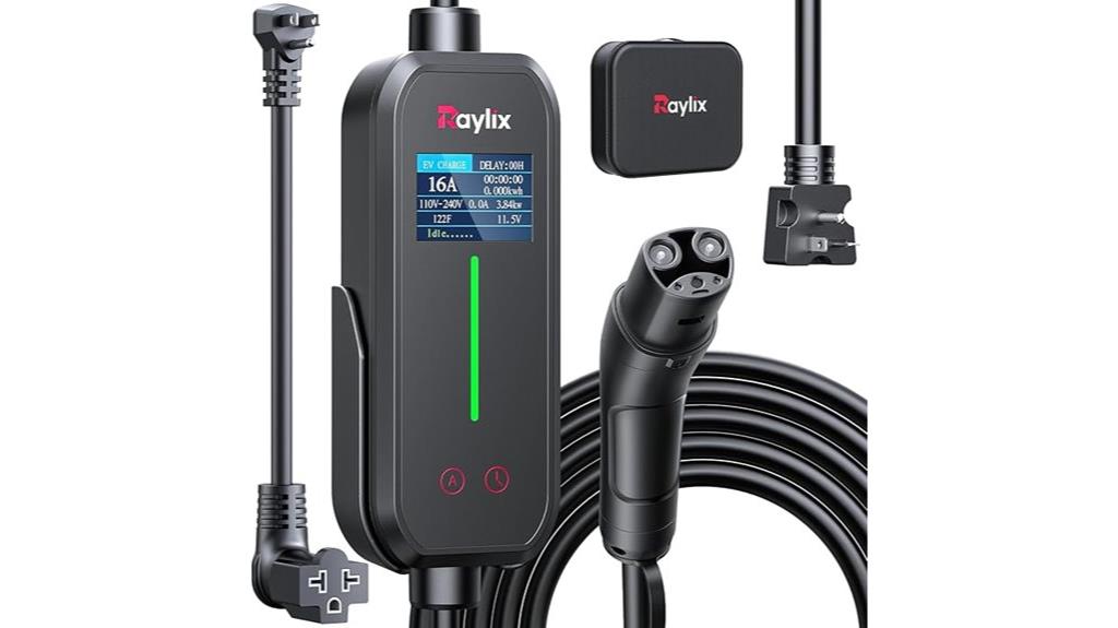 tesla charger with adjustable current