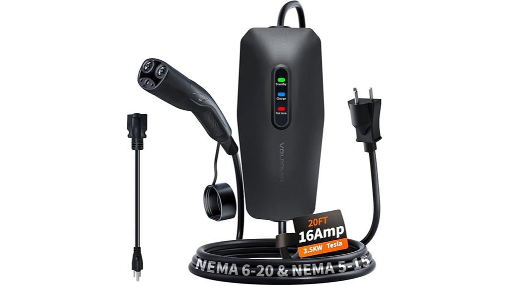 tesla level 1 2 charger