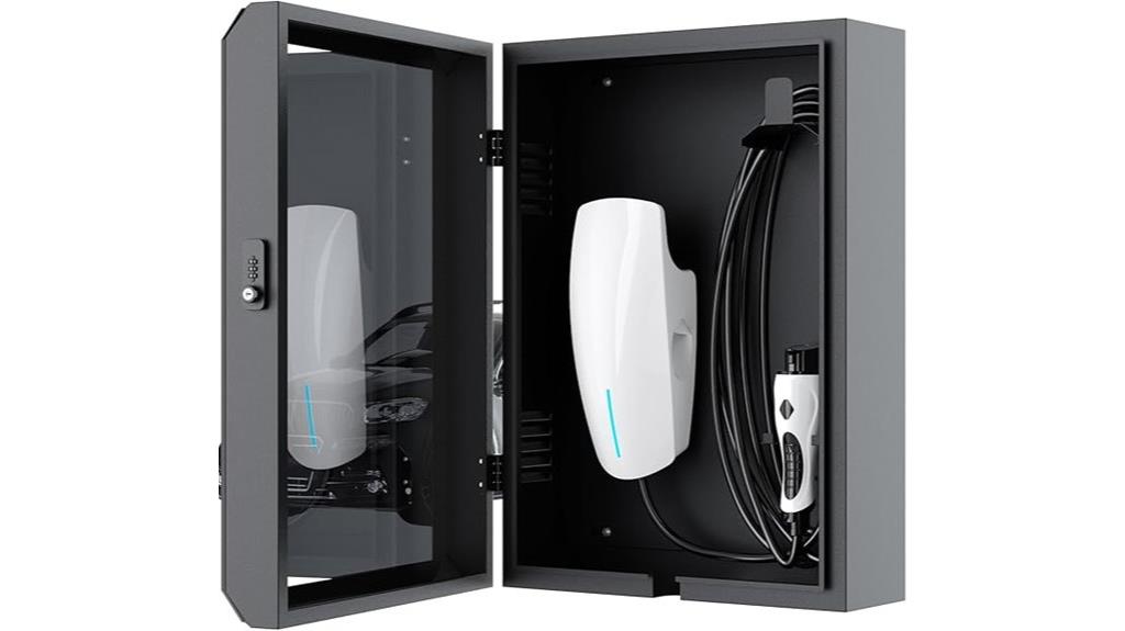 tesla outdoor charger enclosure