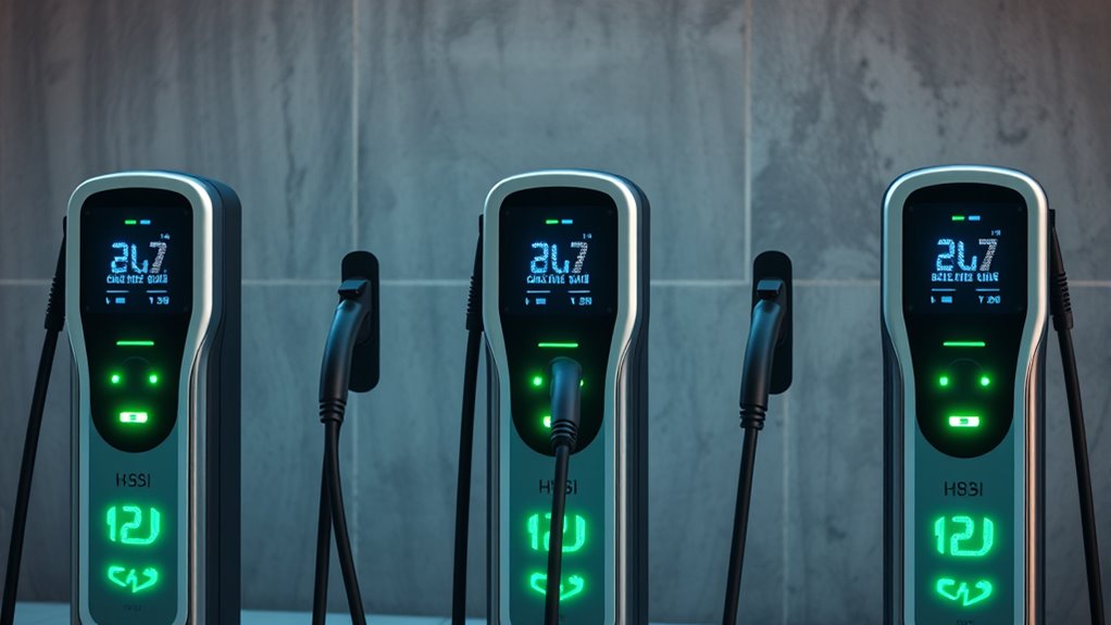 top ev chargers with display
